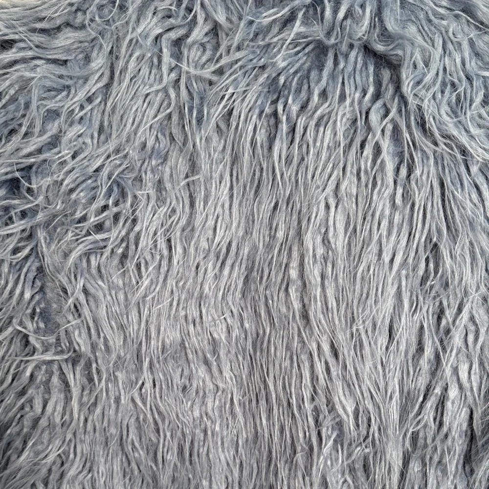 Free People Grey Faux Fur Ski Jacket